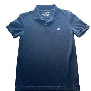 Banana Republic Organic Cotton Slim-Fit Pique Polo Shirt S Mens Classic Black